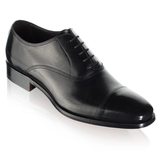 To Boot New York Aidan Black Calf Cap Toe Oxford