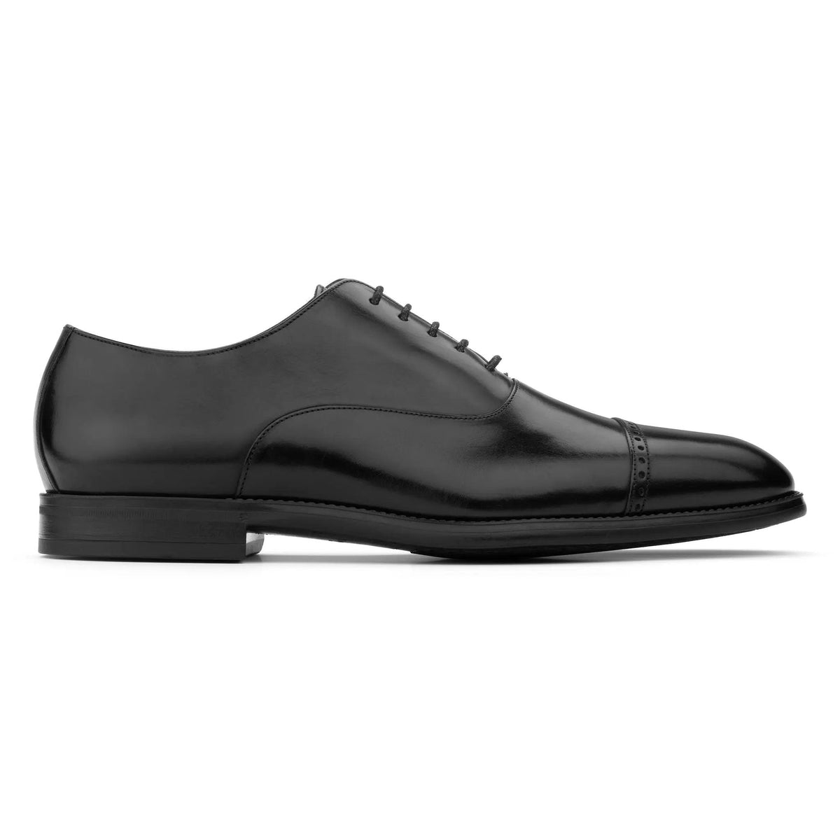To Boot New York Alessio Black Cap Toe Balmoral Oxford