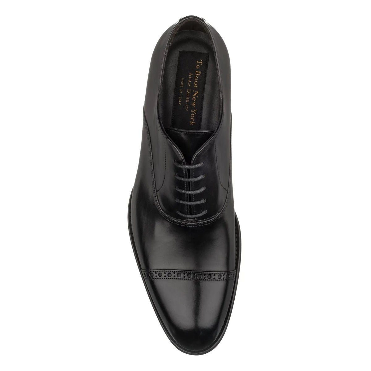 To Boot New York Anton Black Cap Toe Oxford