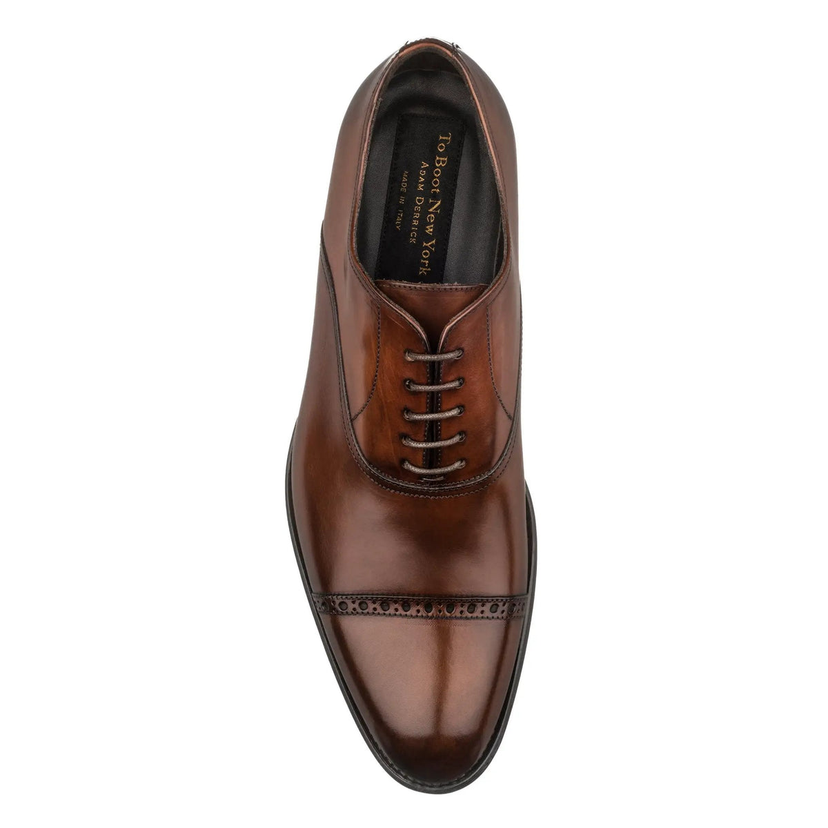 To Boot New York Anton Cognac Cap Toe Oxford