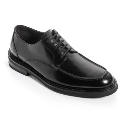 To Boot New York Curtis Black Calf Leather Apron Toe Derby Oxford