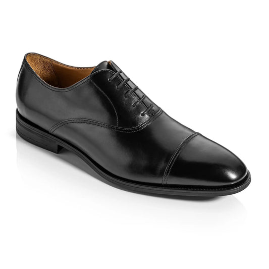 To Boot New York Dale Black Calf Leather Cap Toe Oxford