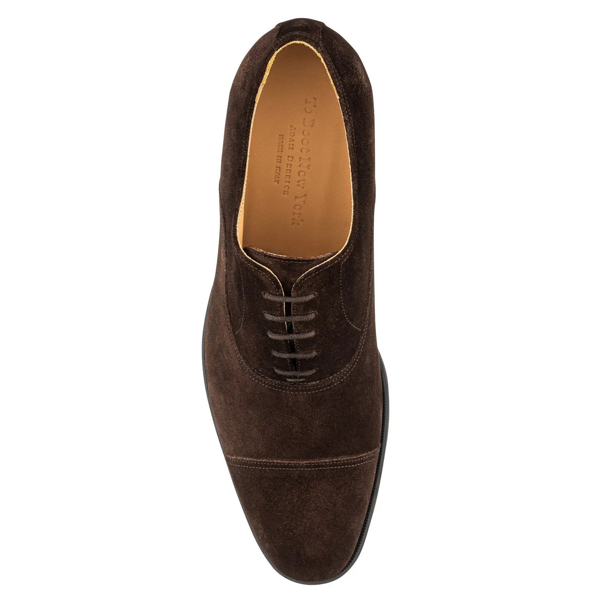 To Boot New York Dale Brown Suede Cap Toe Oxford
