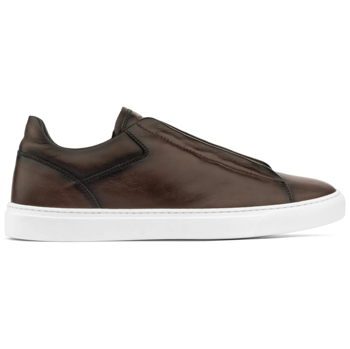 To Boot New York Ainsworth Dark Brown Elastic Slip-On Sneaker