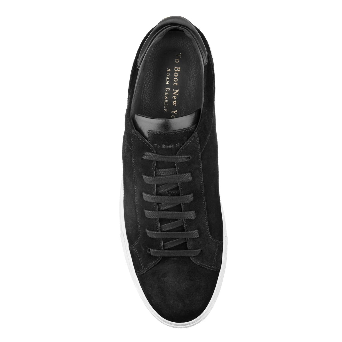 To Boot New York Alpha Black Suede Sneaker