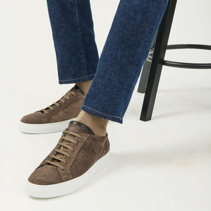 To Boot New York Alpha Dark Brown Suede Sneaker
