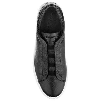 To Boot New York Bolla Black Full Grain Calf Sneaker