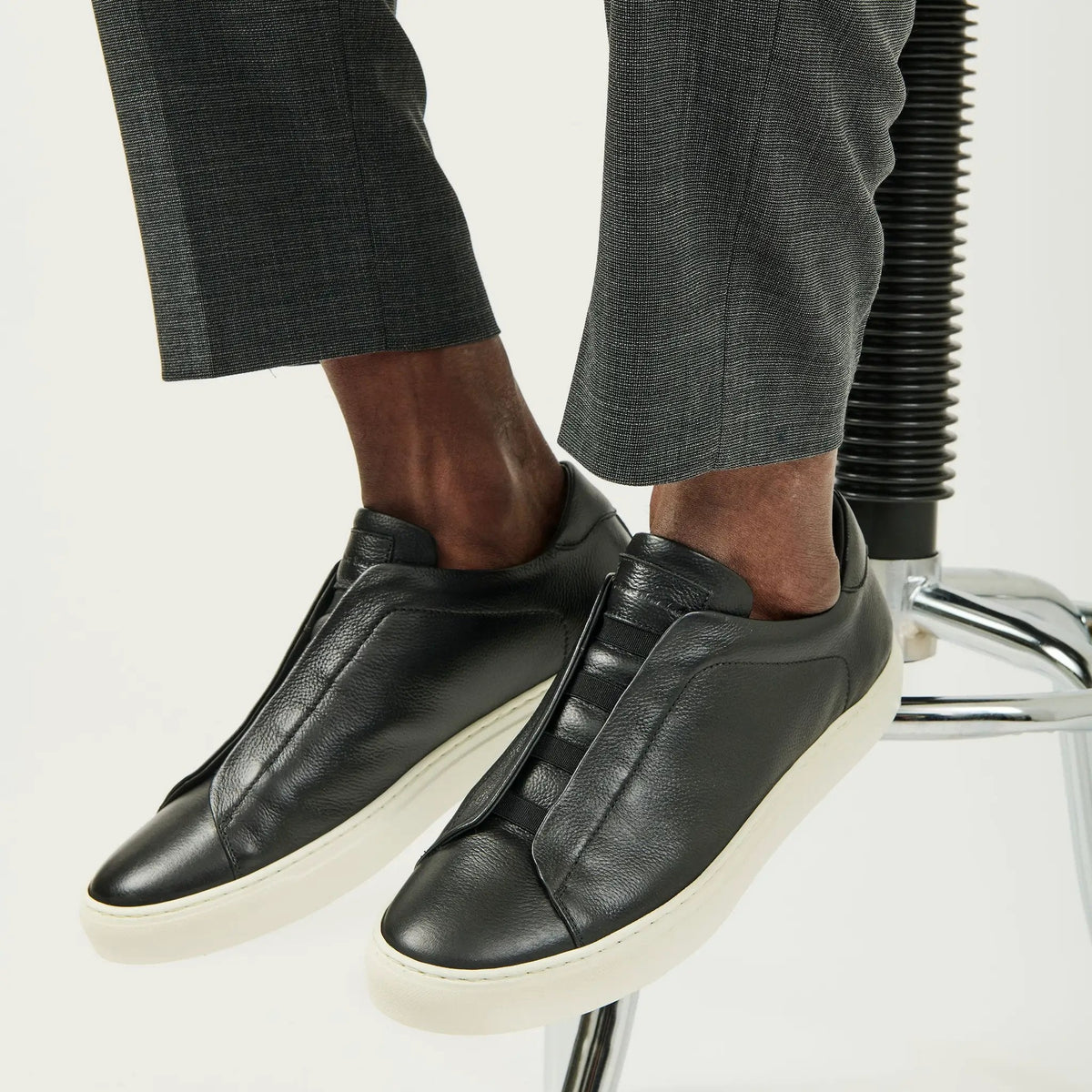 To Boot New York Bolla Black Full Grain Calf Sneaker