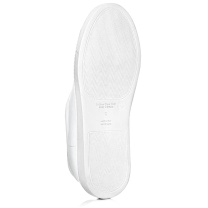 To Boot New York Bolla White Soft Calf Elastic Slip-On Sneaker