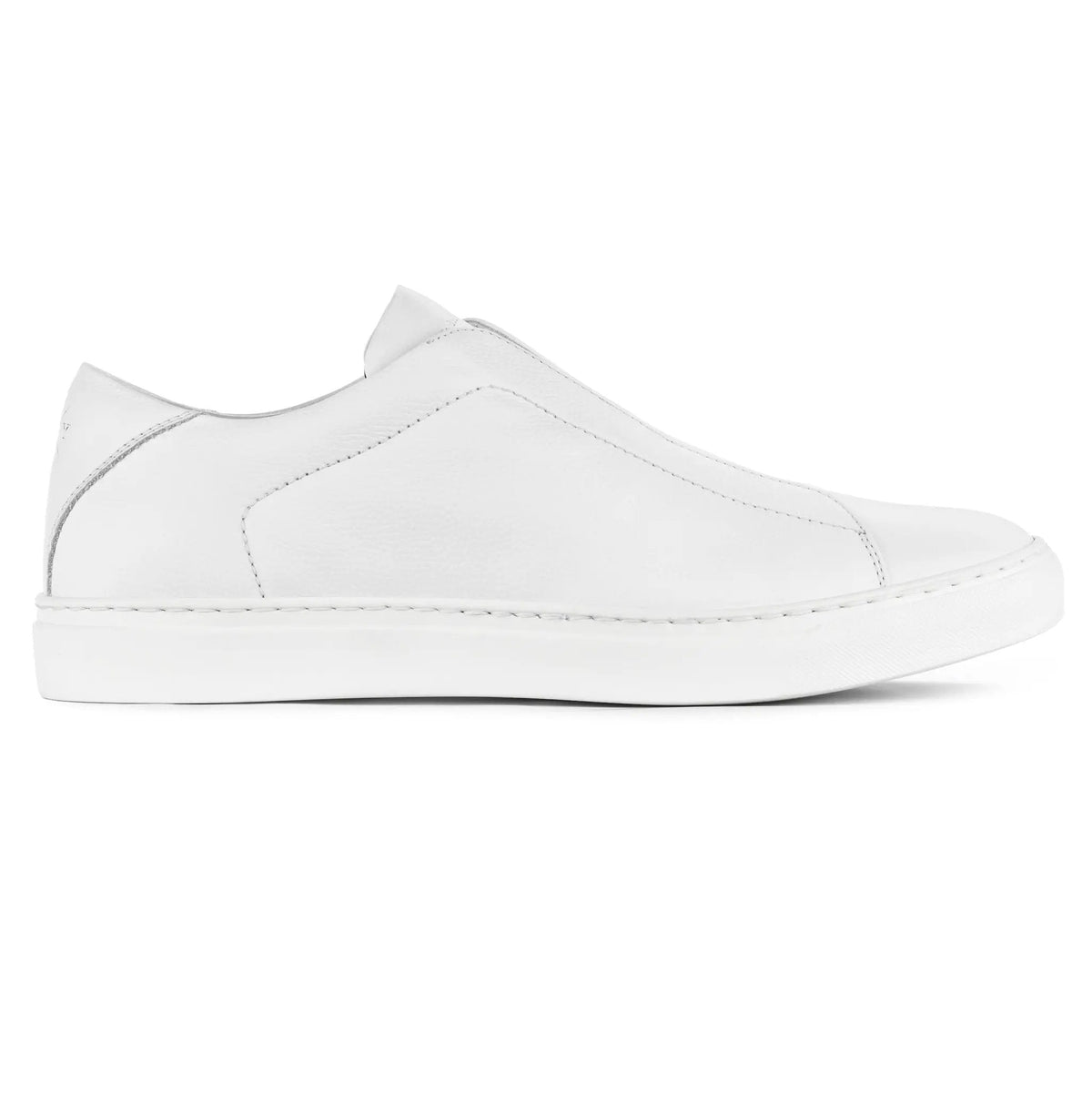 To Boot New York Cale White Calf Elastic Sneaker