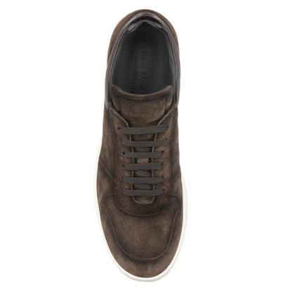 To Boot New York Callum Brown Suede Court Sneaker
