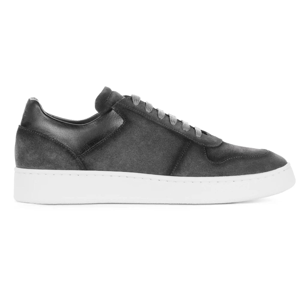 To Boot New York Callum Grey Aero Suede Court Sneaker