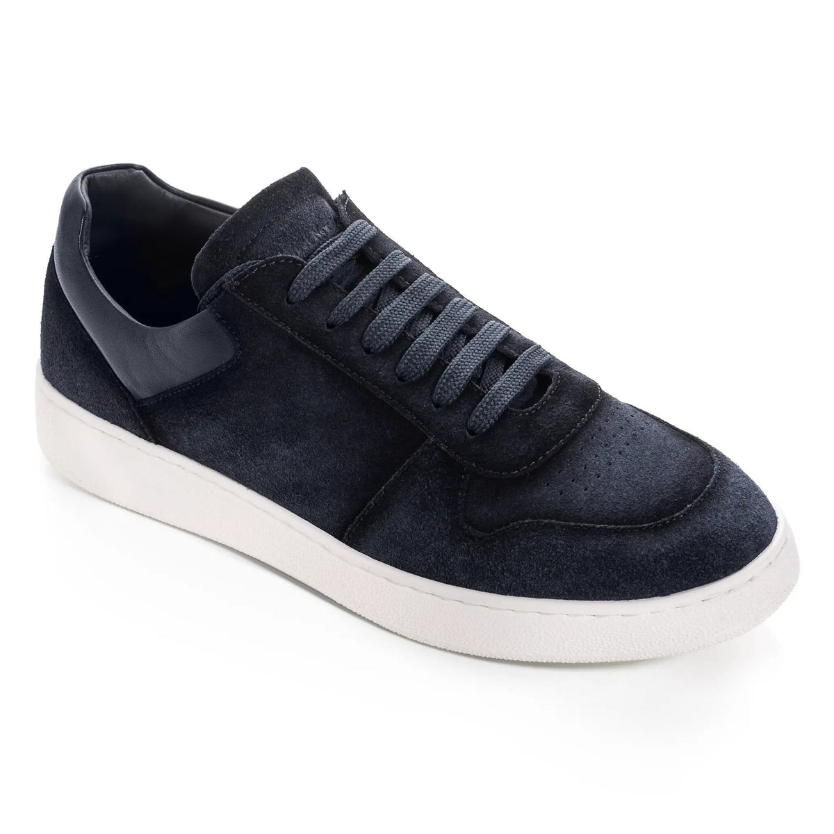 To Boot New York Callum Navy Blue Suede Court Sneaker