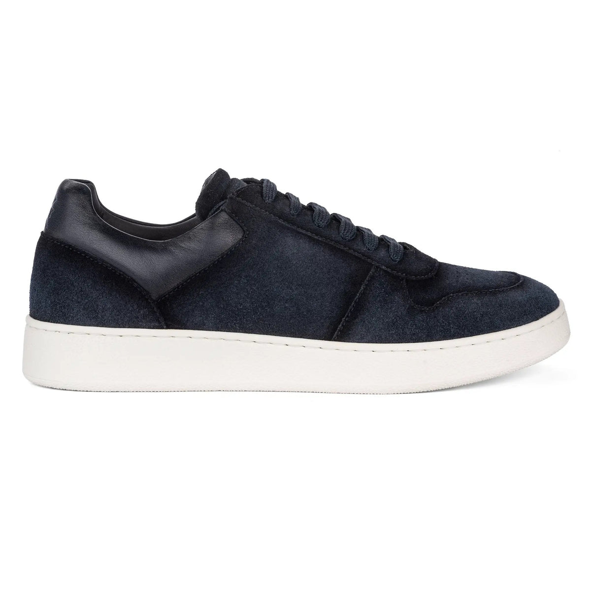 To Boot New York Callum Navy Blue Suede Court Sneaker
