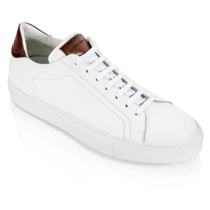 To Boot New York Carlin White Tumbled Calf Sneaker
