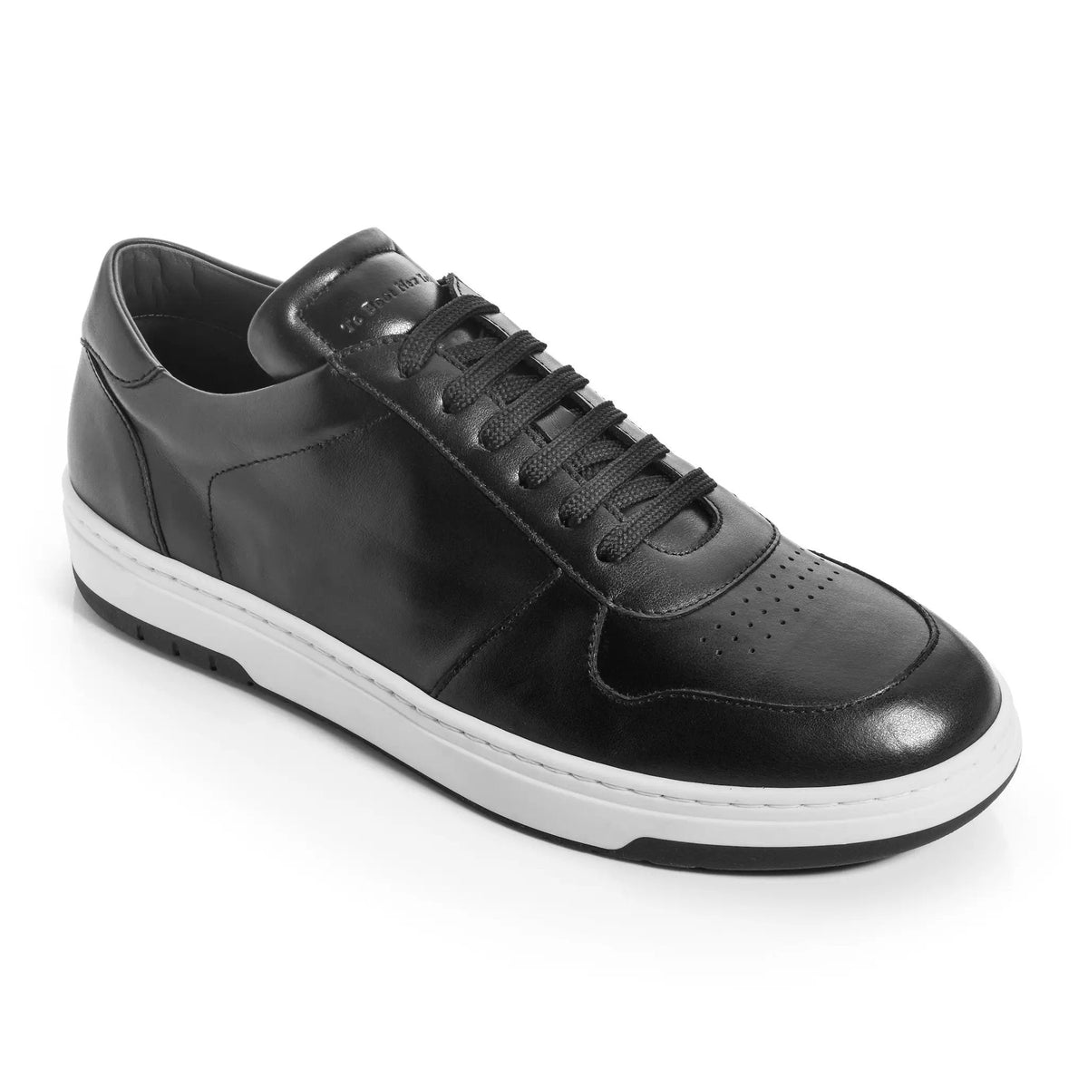 To Boot New York Colin Black Leather Court Sneaker