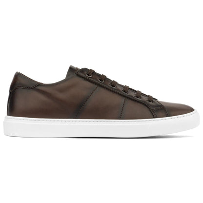 To Boot New York Colton Dark Brown Nappa Calf Sneaker