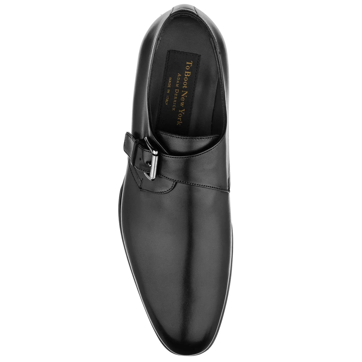 To Boot New York Bower Black Calf Monkstrap