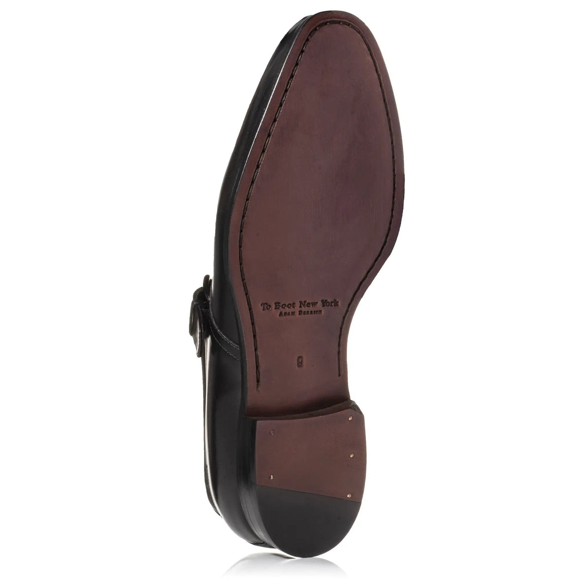 To Boot New York Bower Black Calf Monkstrap