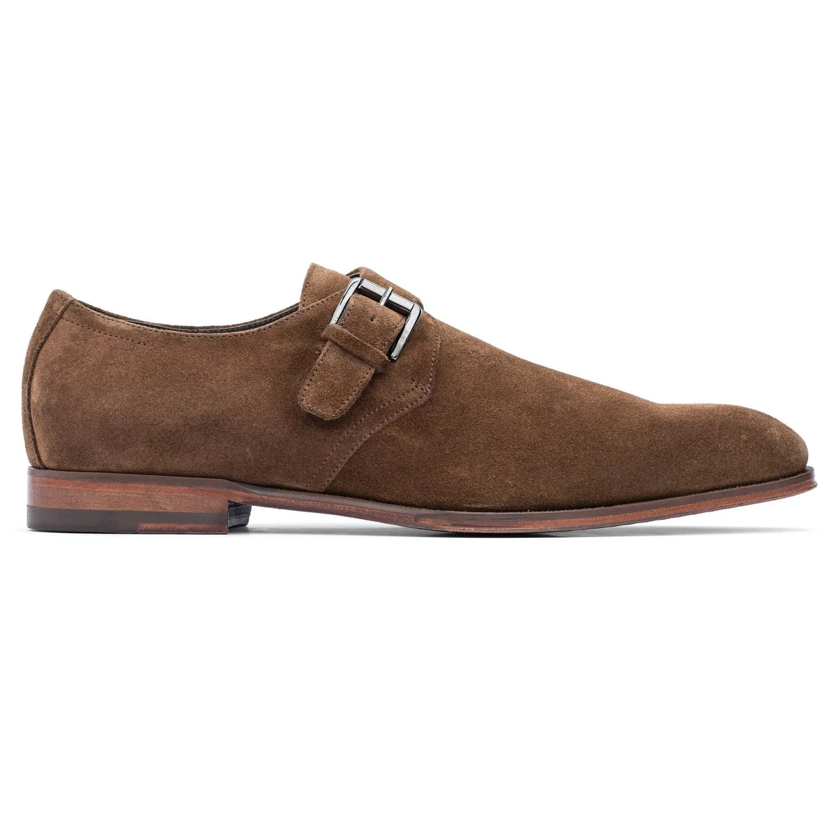 To Boot New York Bower Mid Brown Suede Monkstrap