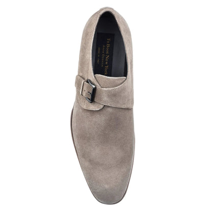 To Boot New York Bower Taupe Suede Monkstrap