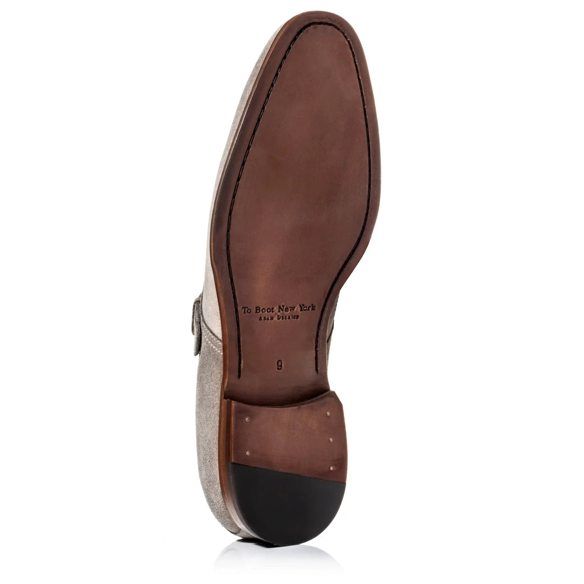To Boot New York Bower Taupe Suede Monkstrap