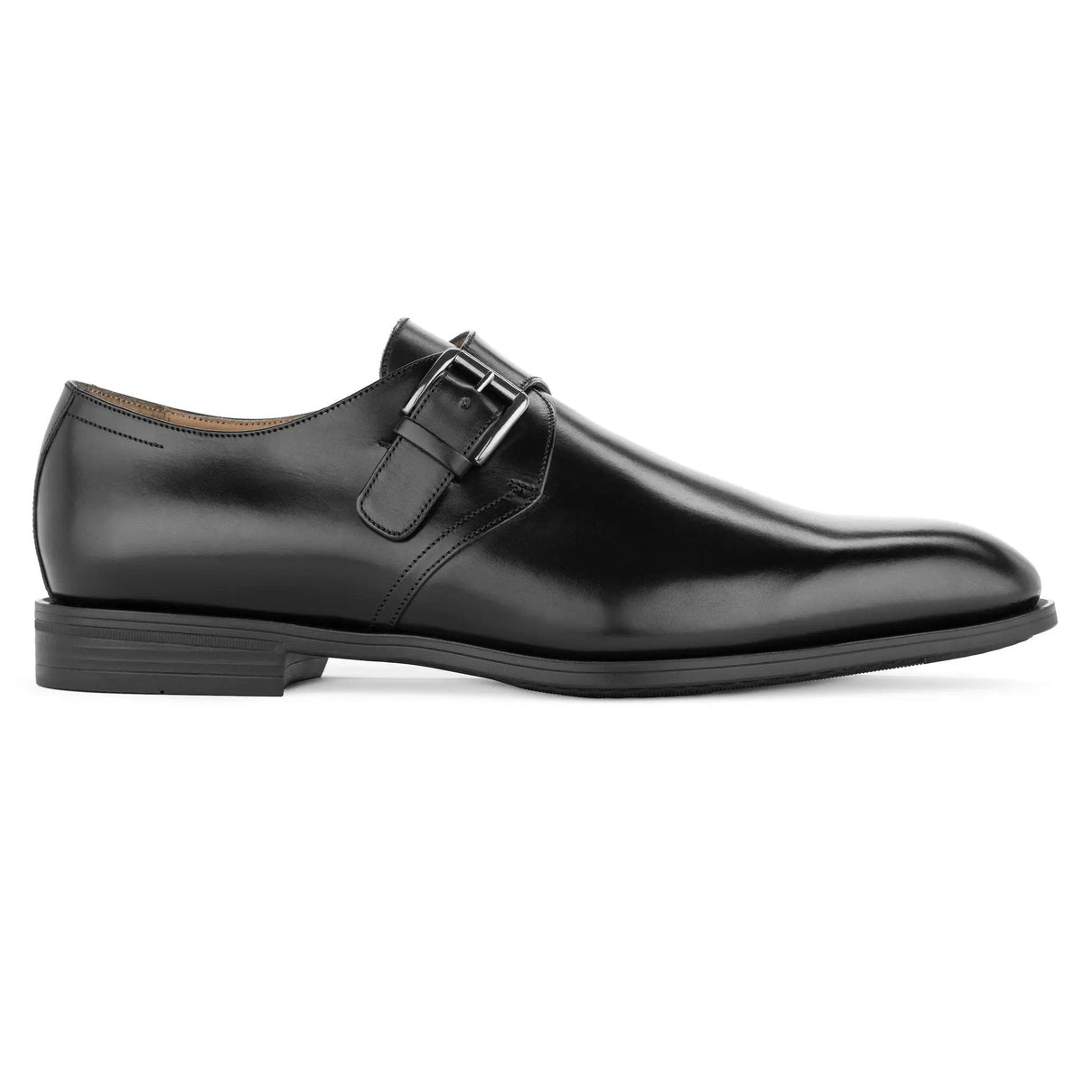 To Boot New York Dom Black Calf Leather Monkstrap