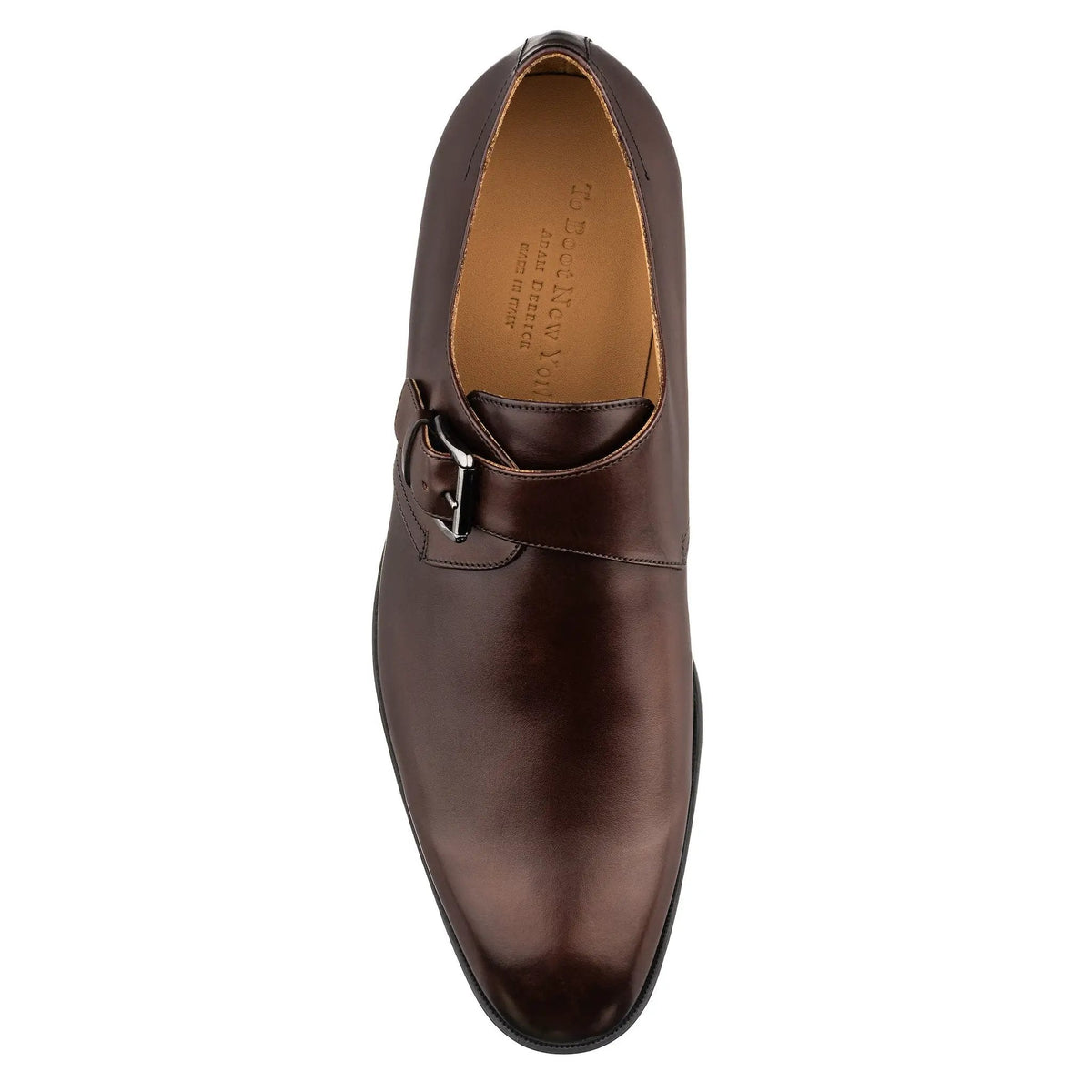 To Boot New York Dom Burnished Brown Calf Leather Monkstrap