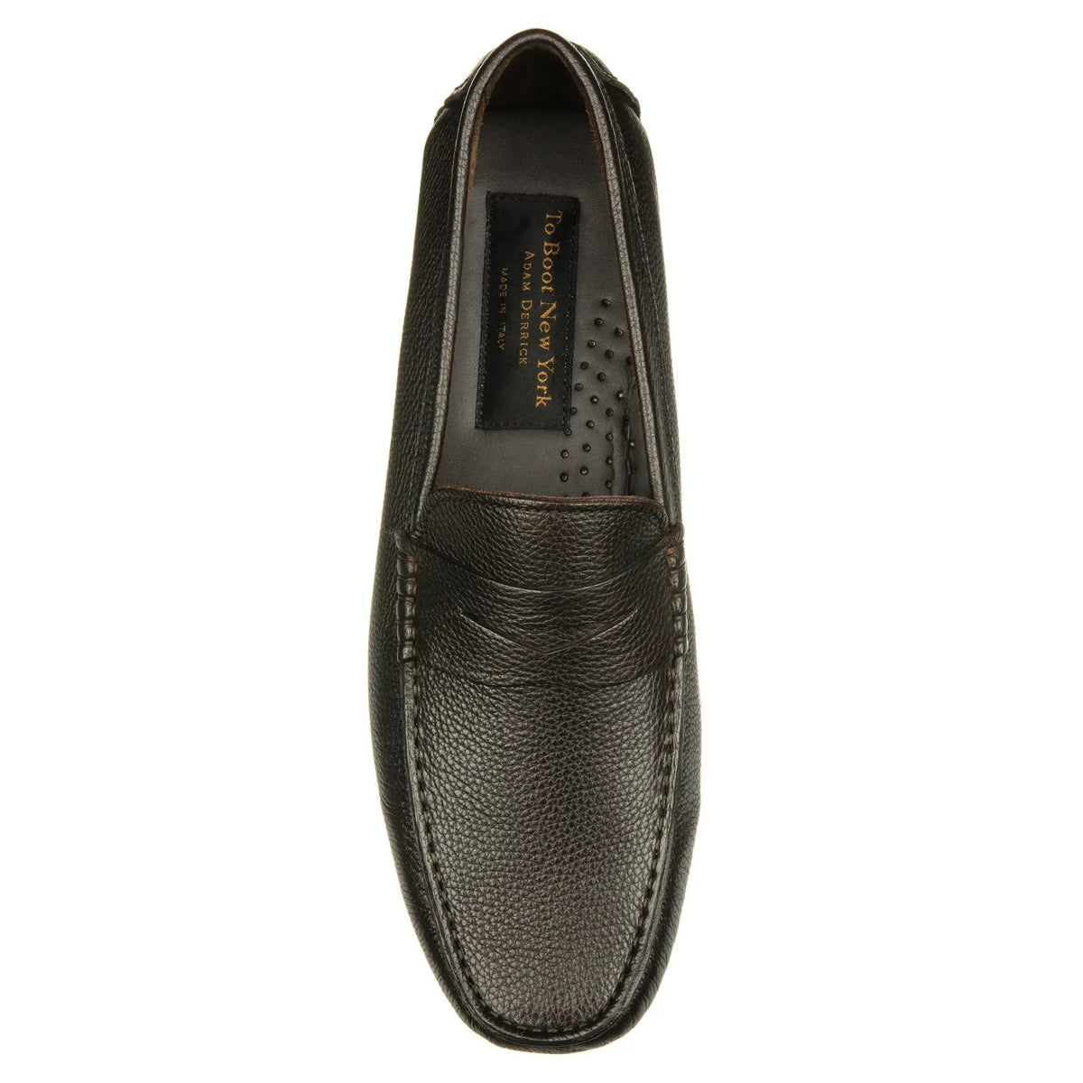 To Boot New York Ashbery Dark Brown Driving Shoe