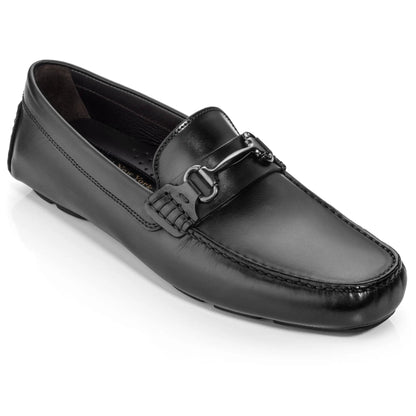 To Boot New York Del Amo Black Calf Driving Shoe