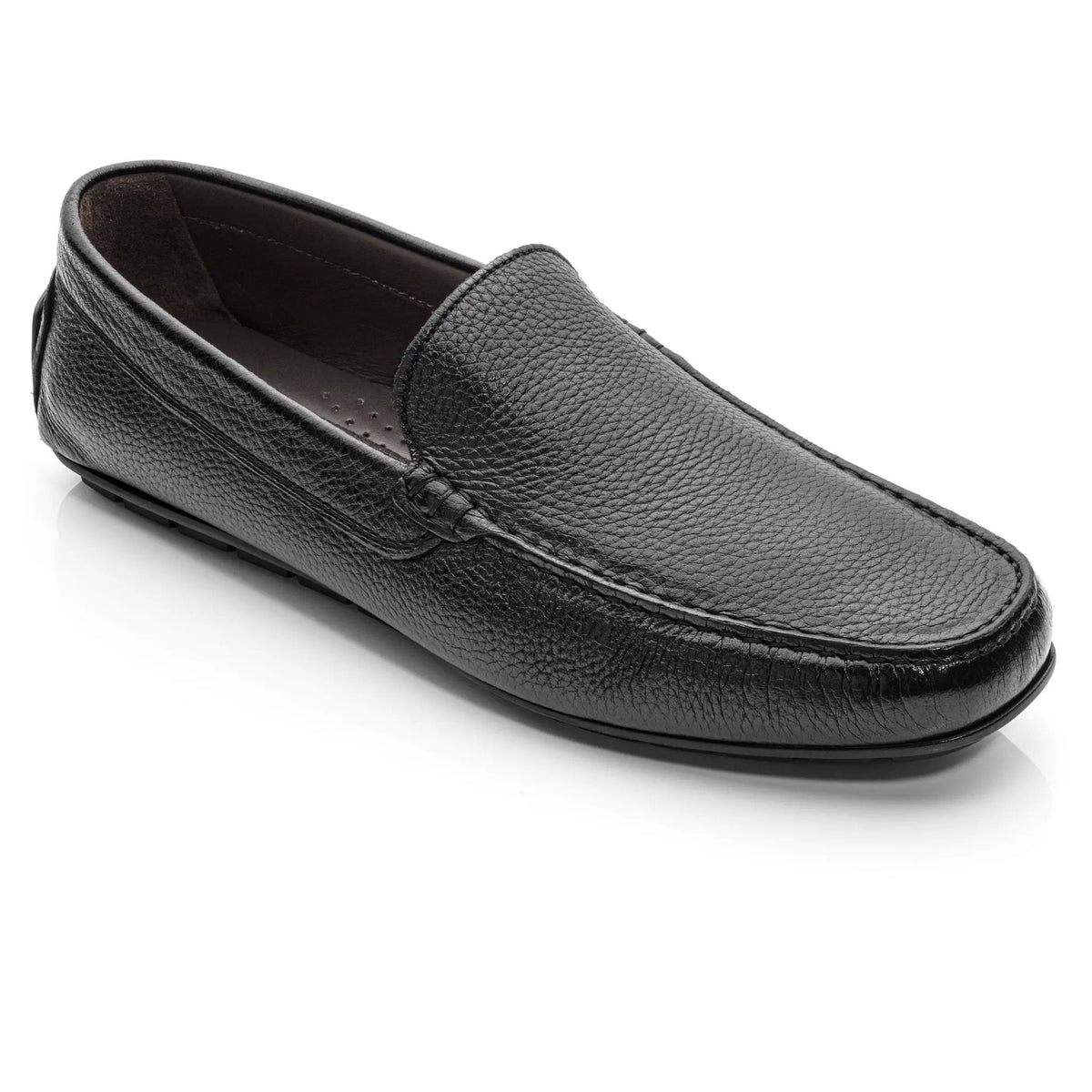 To Boot New York Key Largo Black Deerskin Driving Shoe