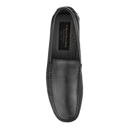 To Boot New York Key Largo Black Deerskin Driving Shoe