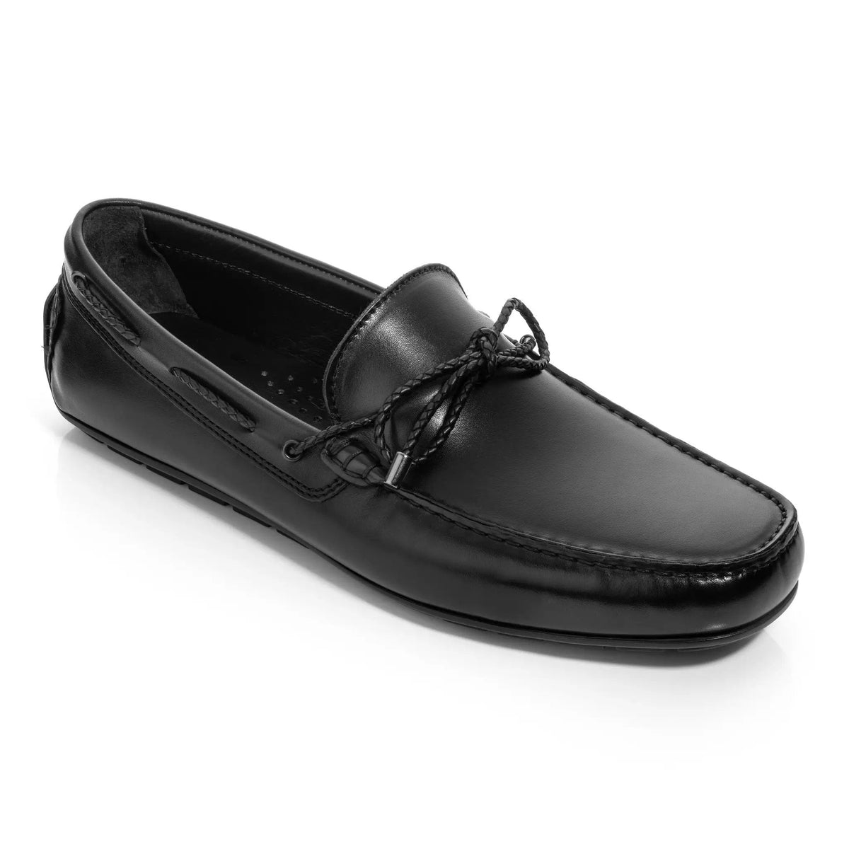 To Boot New York Lucio Black Calf Driving Shoe
