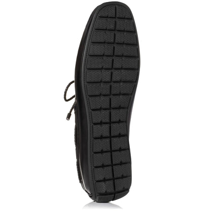 To Boot New York Lucio Black Calf Driving Shoe