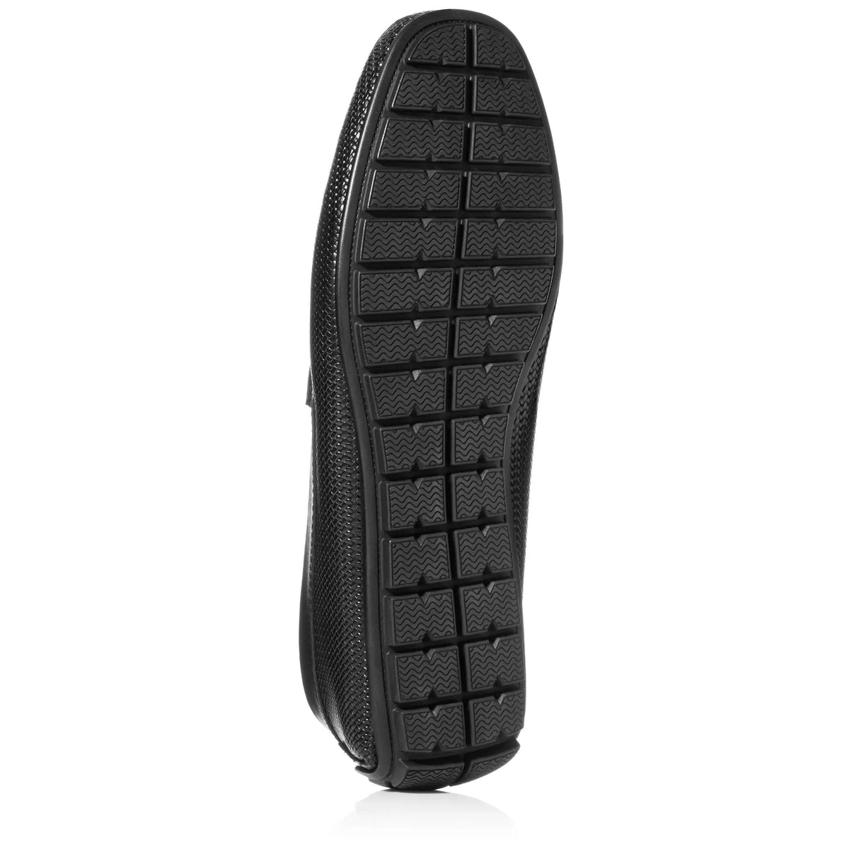 To Boot New York Magnus Black Embossed Driving Shoe