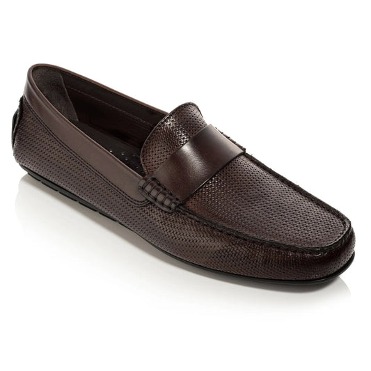 To Boot New York Magnus Dark Brown Driving Shoe