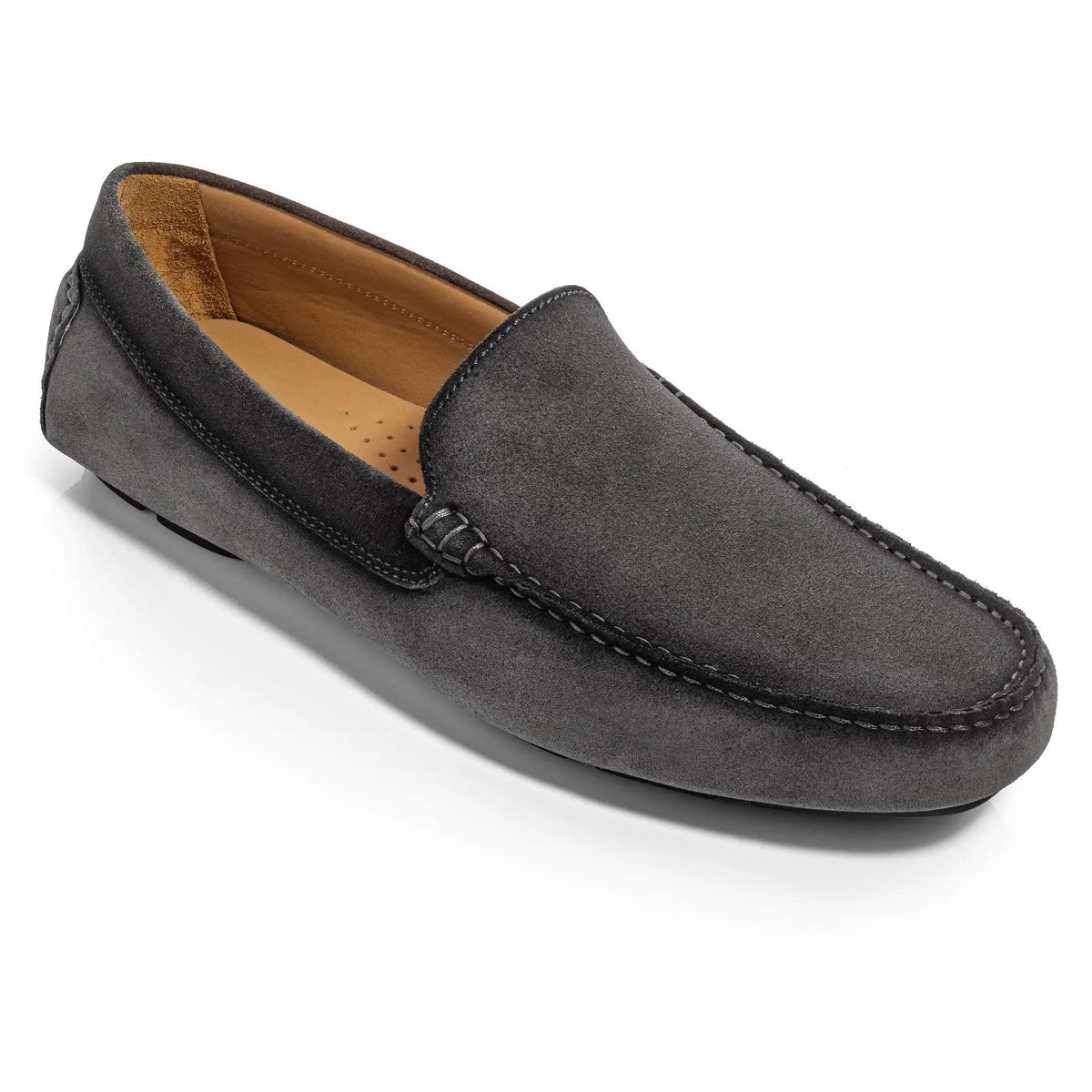 To Boot New York Marin Grey Aero Suede Venetian Driving Shoe