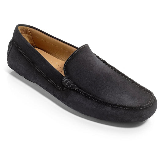 To Boot New York Marin Navy Blue Suede Venetian Driving Shoe