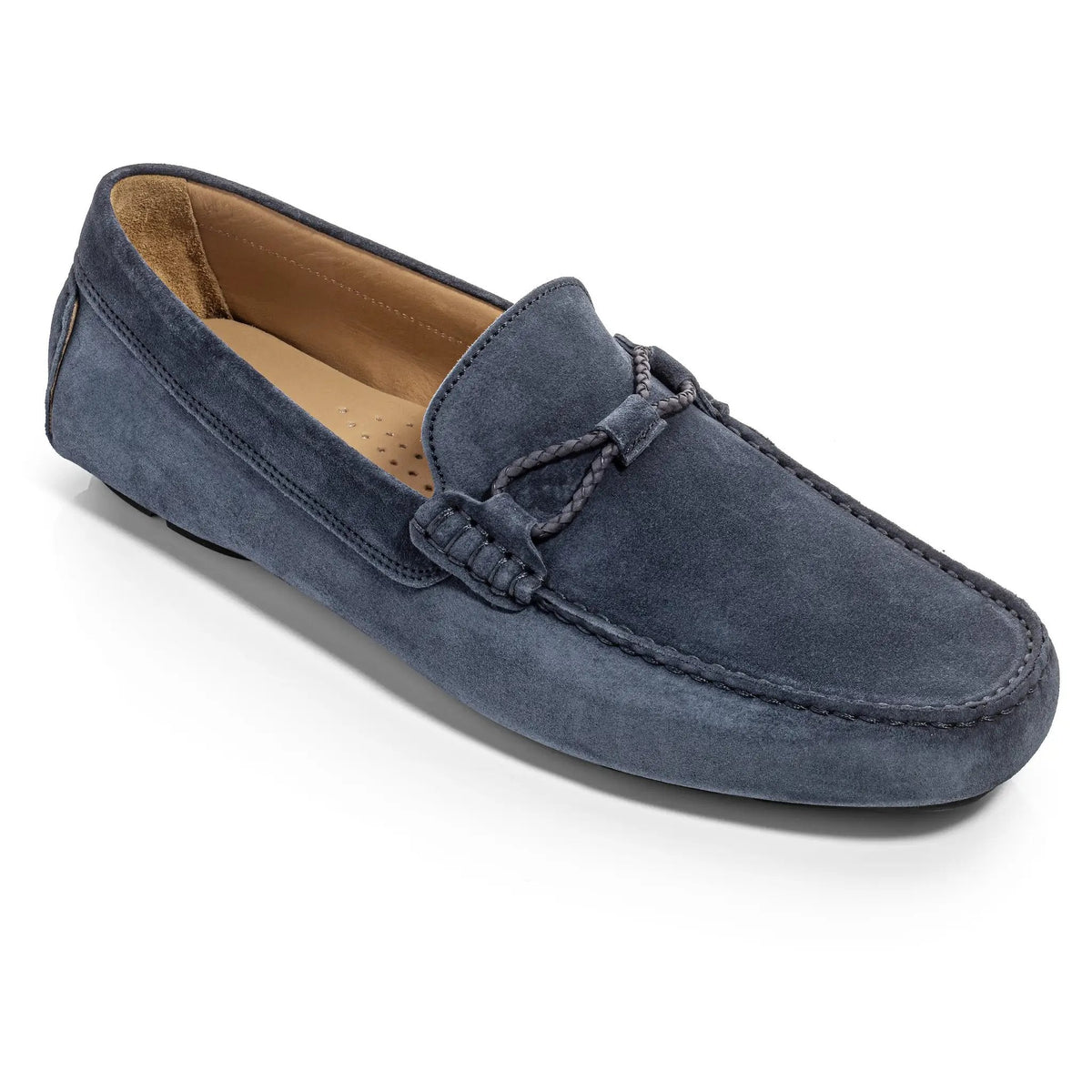 To Boot New York Marlin Blue Suede Driving Shoe