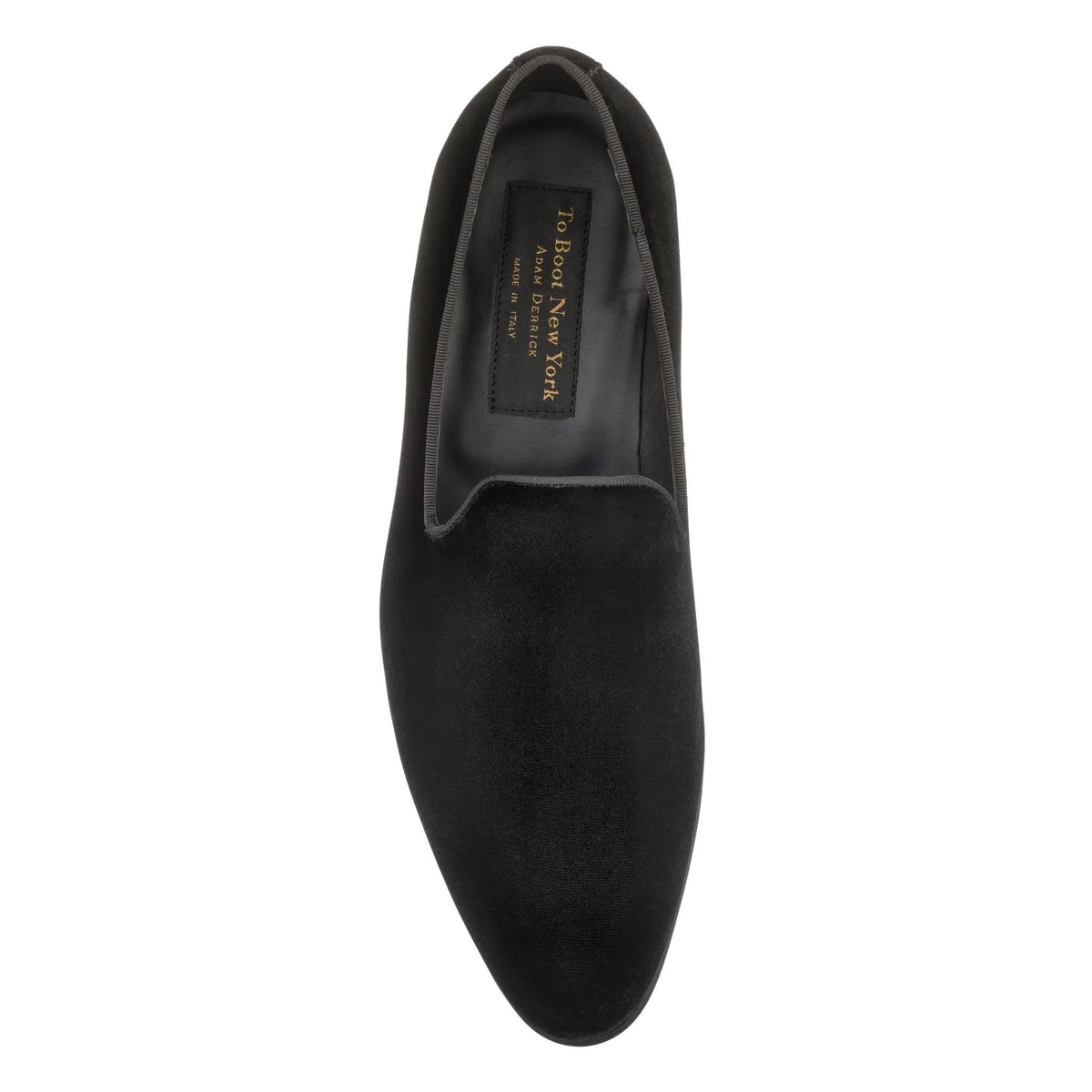 To Boot New York Bolton Black Velvet Formal Slip-On