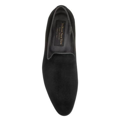 To Boot New York Bolton Black Velvet Formal Slip-On
