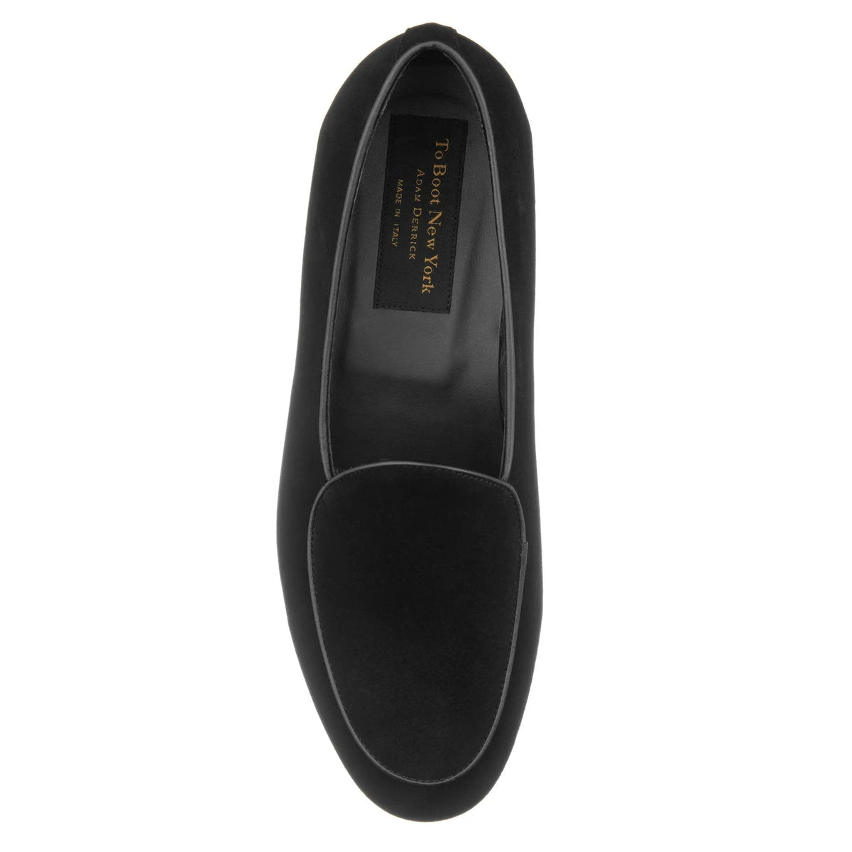 To Boot New York Gallagher Black Suede Belgian Loafer