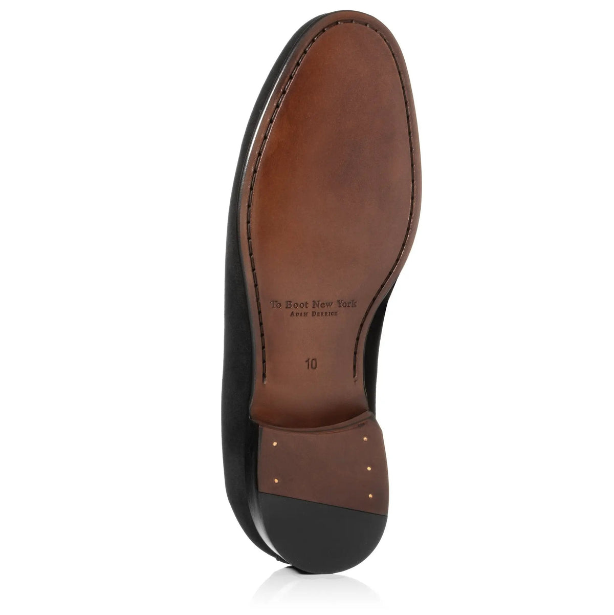 To Boot New York Gallagher Black Suede Belgian Loafer