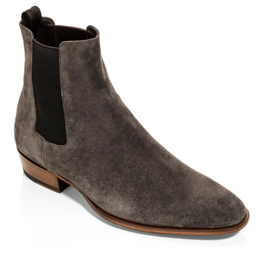 To Boot New York Shawn Grey Aero Suede Chelsea Boot