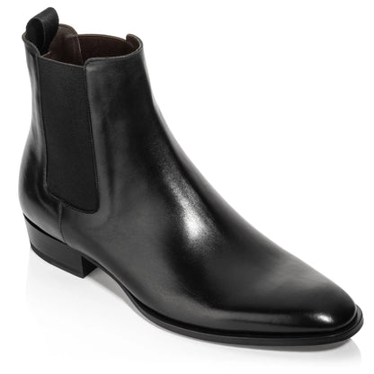 To Boot New York Myles Black Calf Chelsea Boot