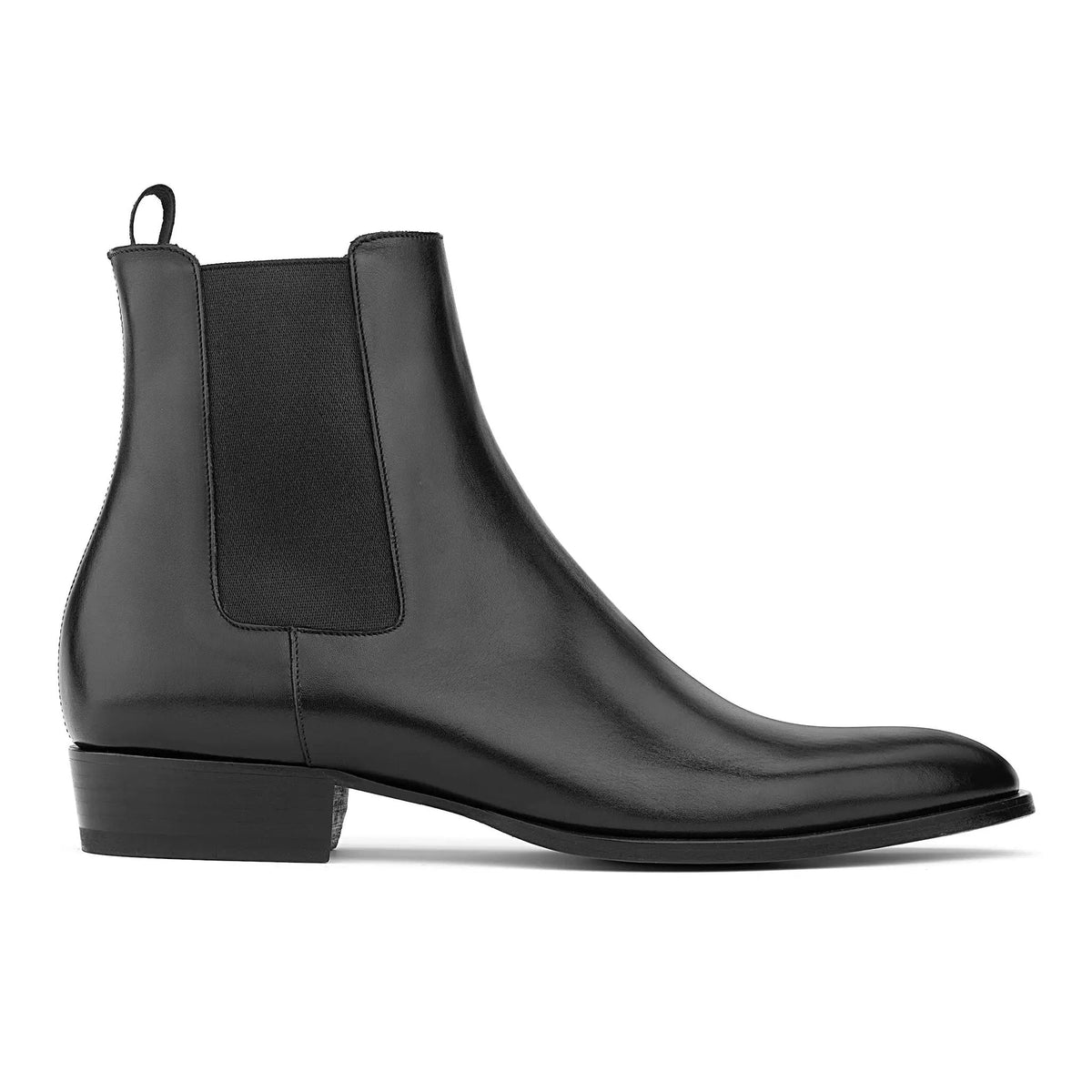 To Boot New York Myles Black Calf Chelsea Boot