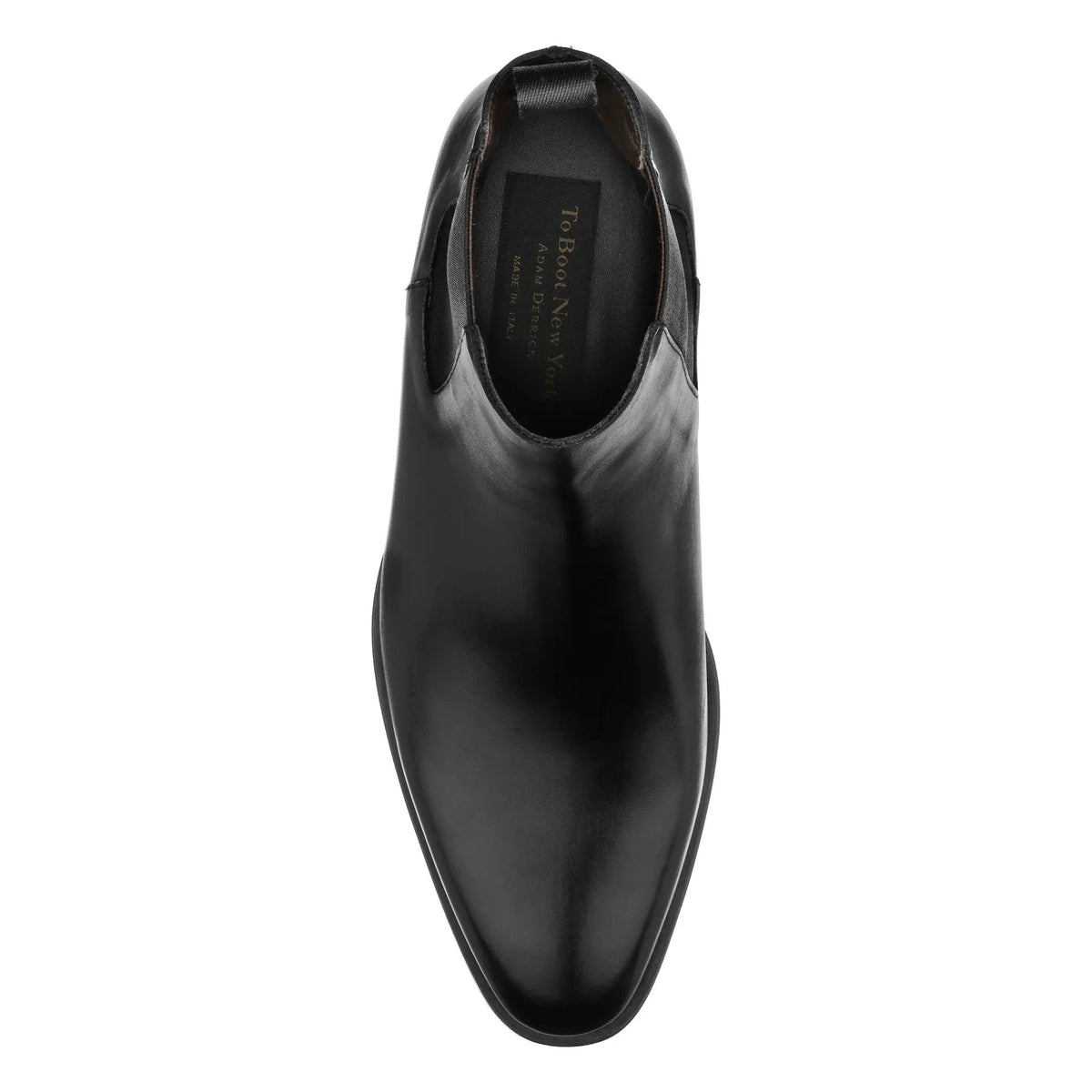 To Boot New York Myles Black Calf Chelsea Boot
