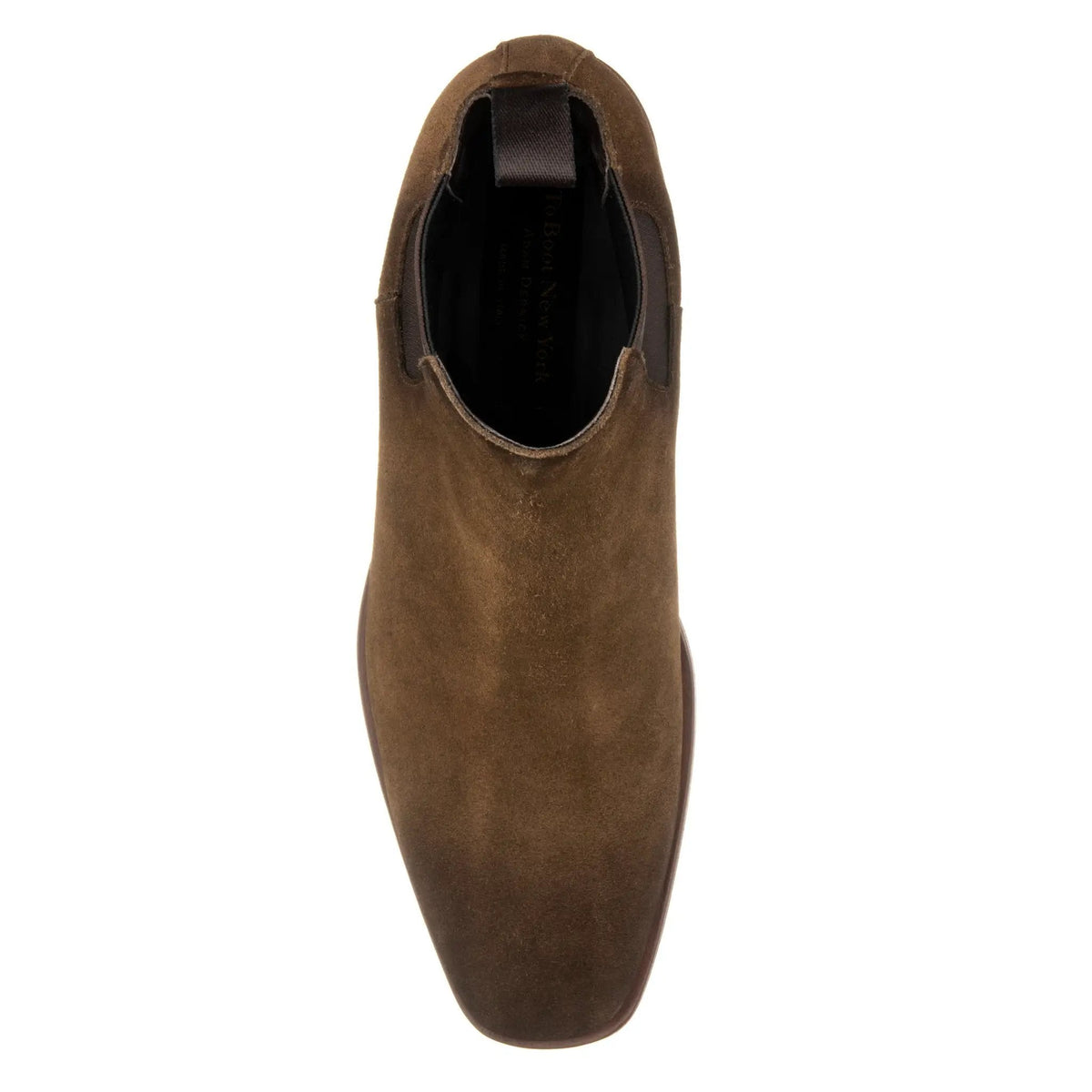 To Boot New York Christophe Mid Brown Suede Chelsea Boot