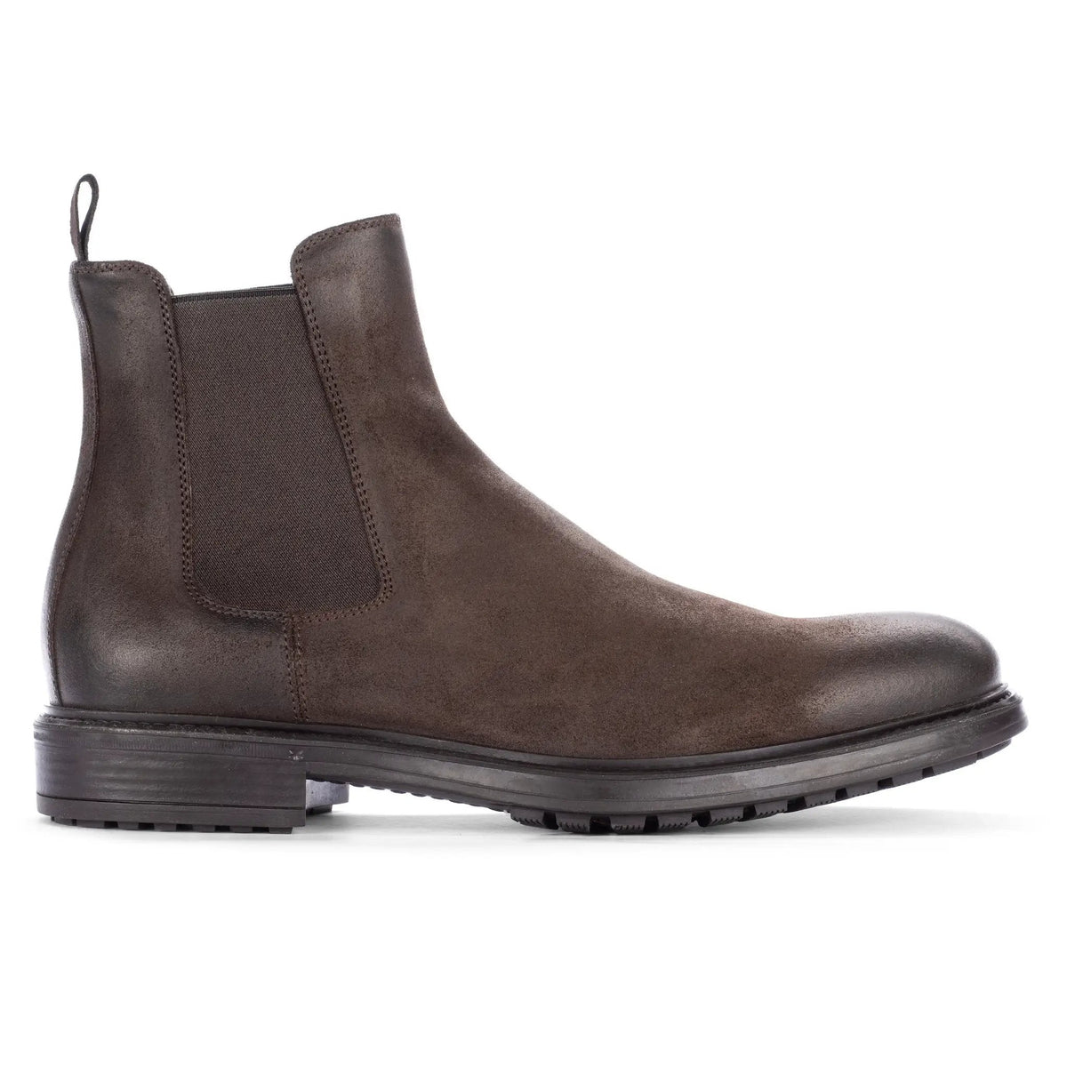 To Boot New York Largo Dark Chocolate Waxed Suede Chelsea Boot