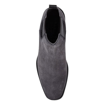 To Boot New York Christophe Grey Suede Chelsea Boot